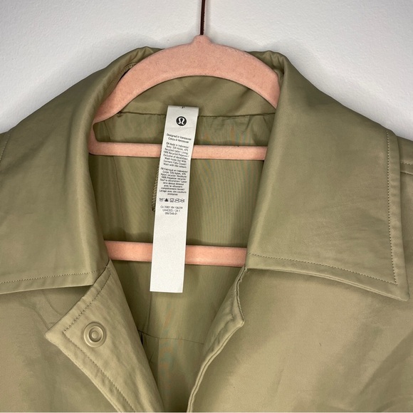 Lululemon Oversized Coaches Jacket | Snap Front | Hidden Zip Pocket | Size S - Picture 3 of 7